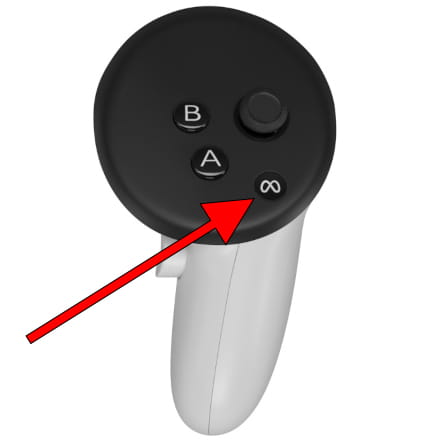 Meta button right controller