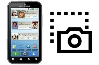 Screenshot in Motorola DEFY
