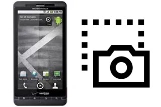 Screenshot in Motorola DROID X