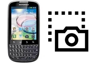 Screenshot in Motorola ME632