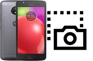 Screenshot in Motorola Moto E4