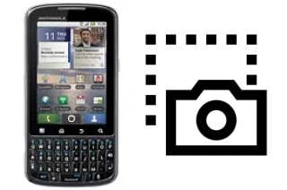 Screenshot in Motorola PRO