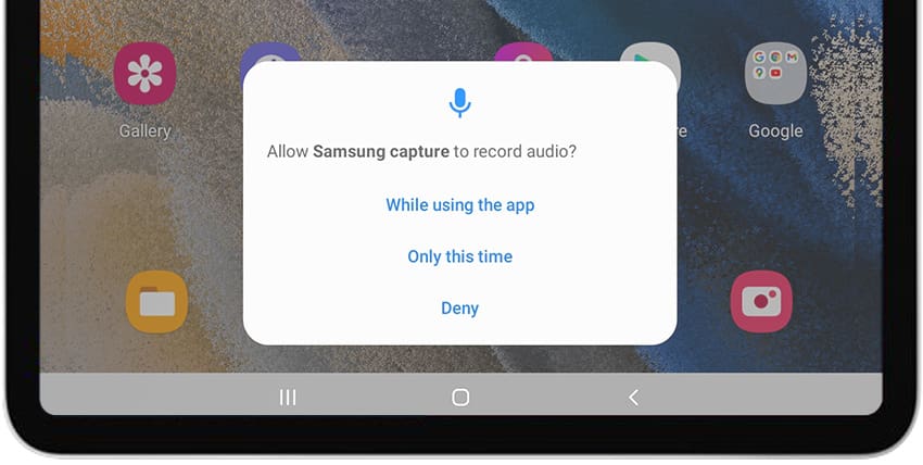 Allow capture to record audio