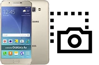 Screenshot in Samsung Galaxy A8 Duos