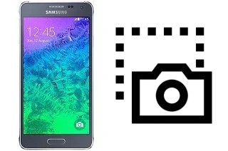 Screenshot in Samsung Galaxy Alpha