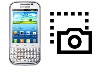 Screenshot in Samsung Galaxy Chat B5330