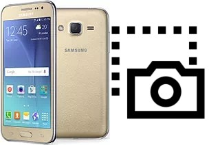 Screenshot in Samsung Galaxy J2