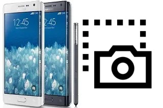 Screenshot in Samsung Galaxy Note Edge