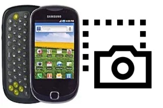 Screenshot in Samsung Galaxy Q T589R