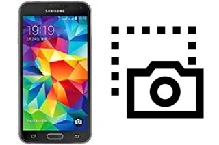 Screenshot in Samsung Galaxy S5 Duos