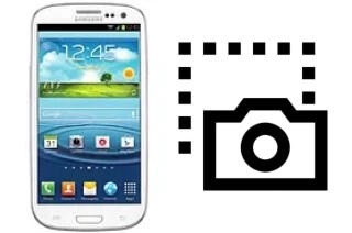 Screenshot in Samsung Galaxy S III CDMA