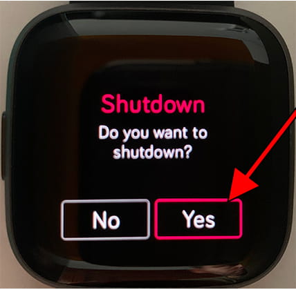Fitbit confirm shutdown