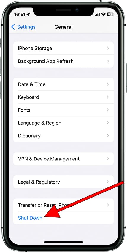 How To Turn Off An Apple IPhone 15 Pro Max From The Settings