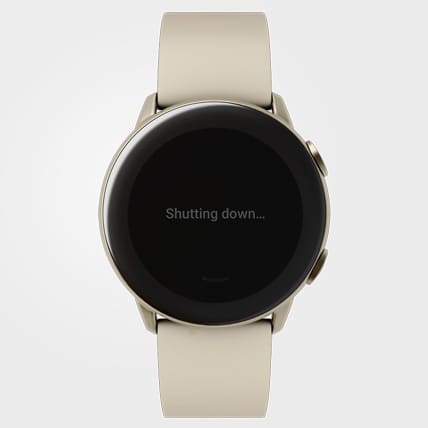 Turning off smart watch