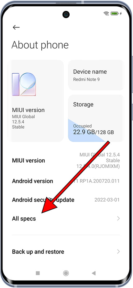 How to see the serial number on Xiaomi Redmi