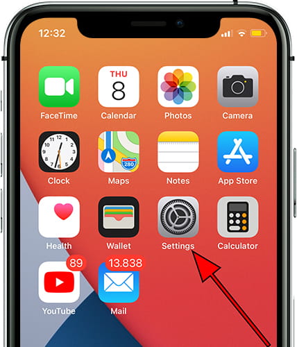 trouble adding email to iphone x
