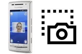 Screenshot in Sony Ericsson Xperia X8