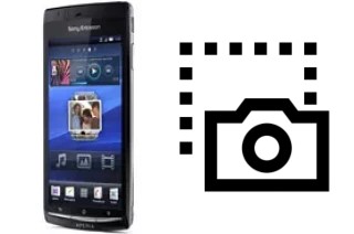 Screenshot in Sony Ericsson Xperia Arc