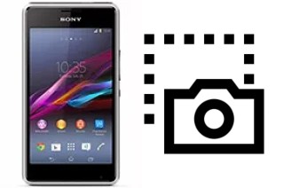 Screenshot in Sony Xperia E1 dual