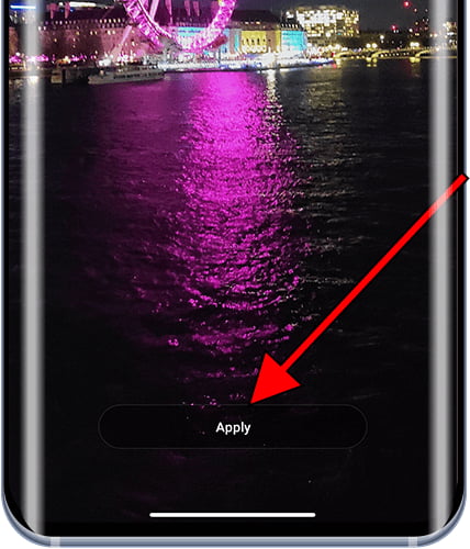 Apply wallpaper Xiaomi