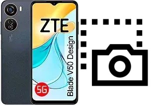 Screenshot in ZTE Blade V50 Design