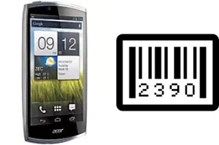 How to find the serial number on Acer CloudMobile S500