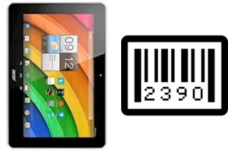 How to find the serial number on Acer Iconia Tab A3