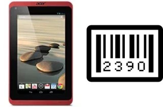 How to find the serial number on Acer Iconia B1-721