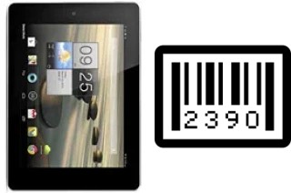 How to find the serial number on Acer Iconia Tab A1-810