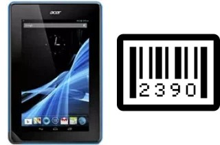 How to find the serial number on Acer Iconia Tab B1-A71