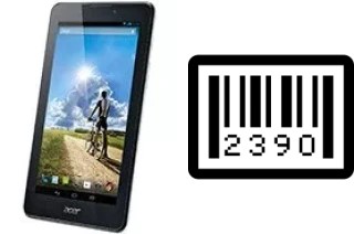 How to find the serial number on Acer Iconia Tab 7 A1-713