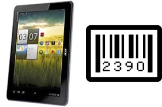 How to find the serial number on Acer Iconia Tab A200