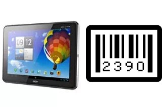 How to find the serial number on Acer Iconia Tab A511