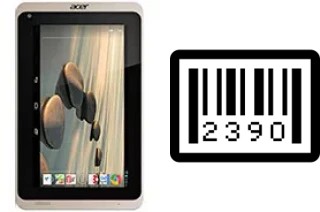 How to find the serial number on Acer Iconia B1-720