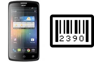 How to find the serial number on Acer Liquid C1