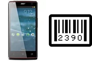 How to find the serial number on Acer Liquid E3