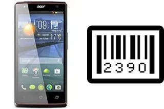 How to find the serial number on Acer Liquid E3 Duo Plus