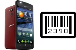 How to find the serial number on Acer Liquid E700