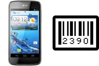 How to find the serial number on Acer Liquid Gallant E350