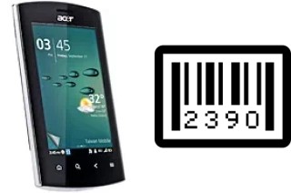 How to find the serial number on Acer Liquid mt