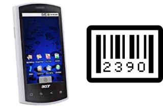 How to find the serial number on Acer Liquid