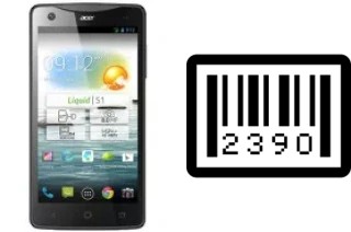 How to find the serial number on Acer Liquid S1