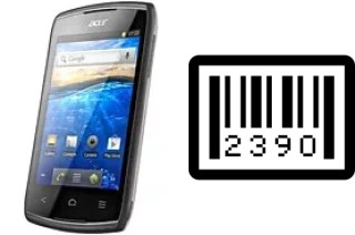 How to find the serial number on Acer Liquid Z110