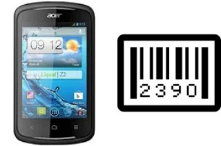 How to find the serial number on Acer Liquid Z2