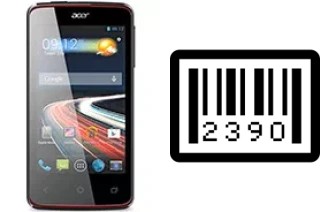 How to find the serial number on Acer Liquid Z4