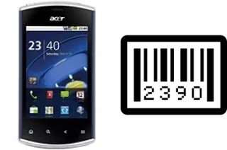 How to find the serial number on Acer Liquid mini E310