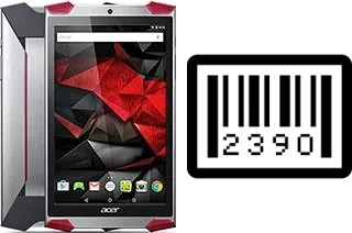 How to find the serial number on Acer Predator 8