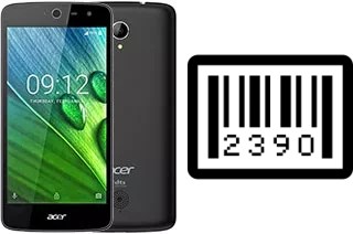 How to find the serial number on Acer Liquid Zest