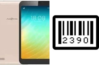 How to find the serial number on Advan G-Tab 8