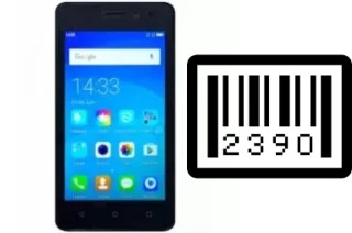 How to find the serial number on Advan S45E